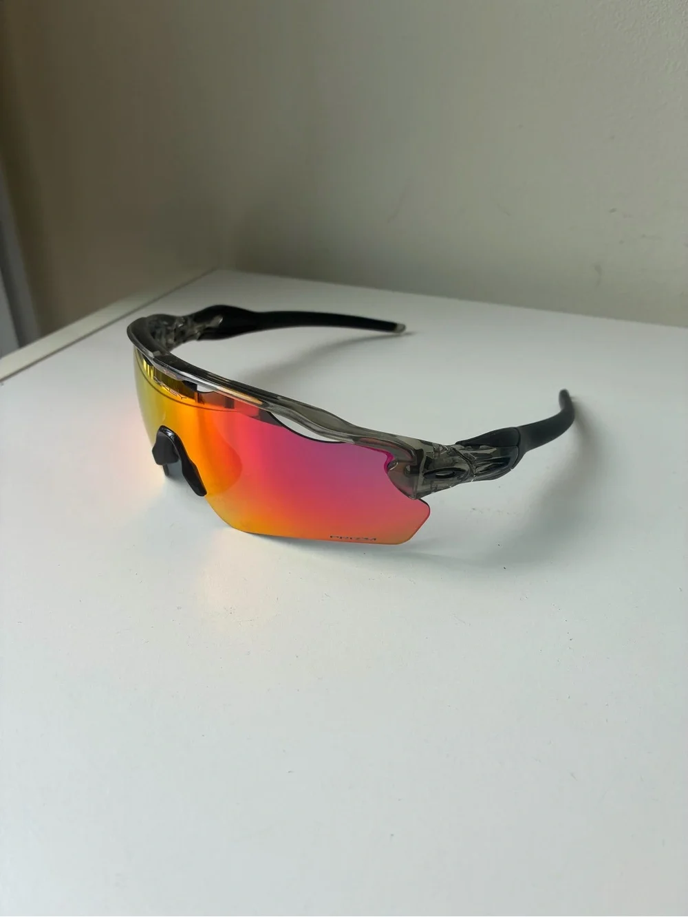 Oakley Radar EV Path Sunglasses - Grey ink frame with vibrant prizm road lenses